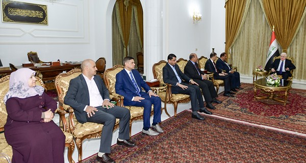  لقاء الرئيس فؤاد معصوم برؤساء مجالس المحافظات